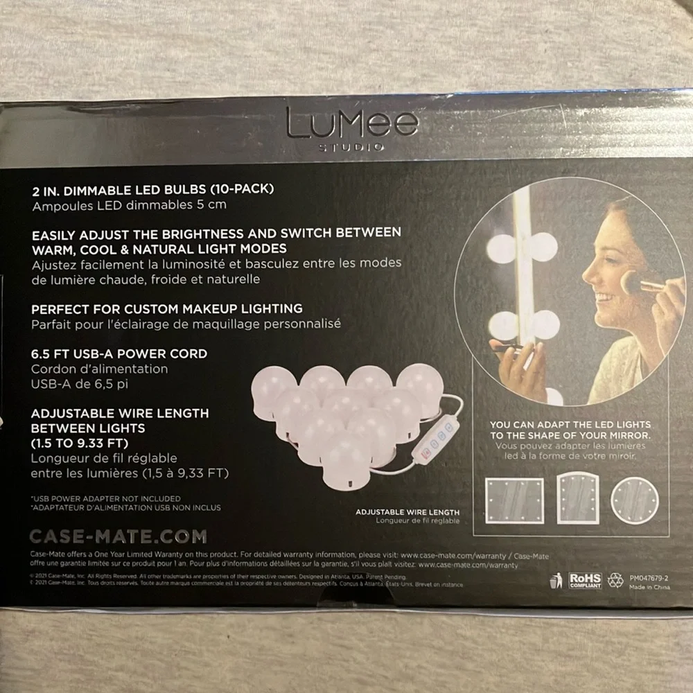 LuMee Studio Vanity LED Lights from Casemate